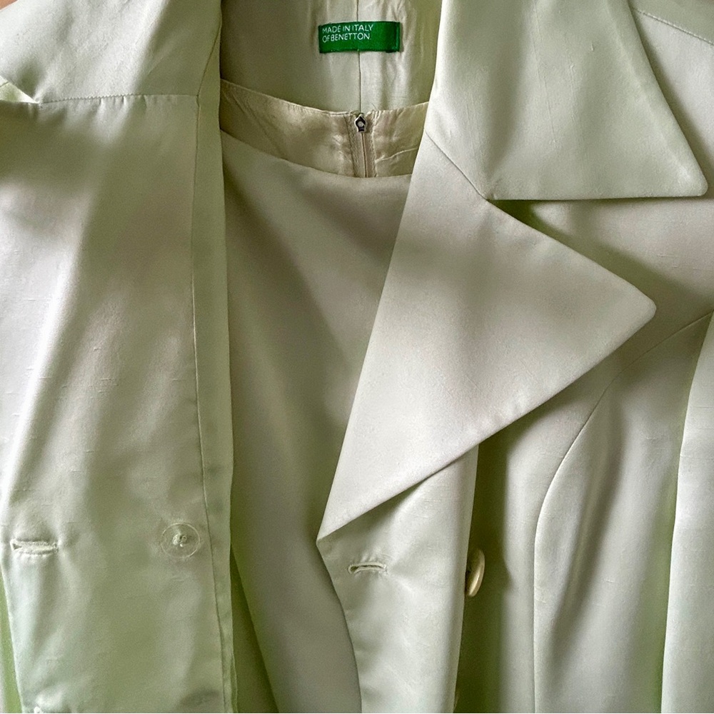 Benetton Vintage Jacket and Matching Dress Made in Italy - Picture 10 of 16